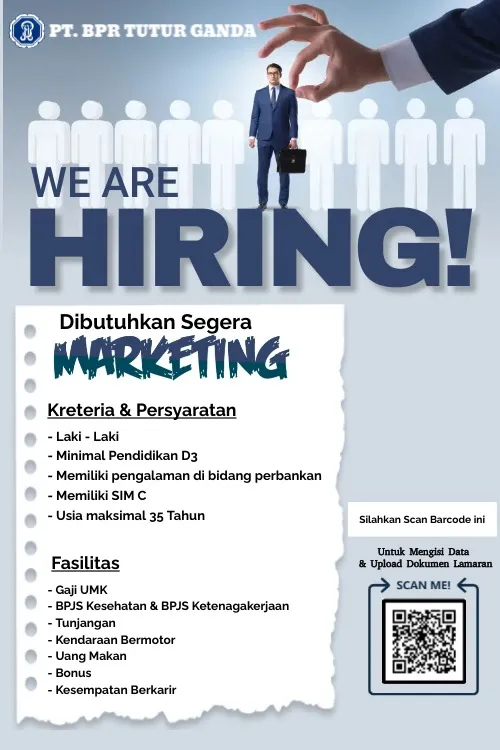Lowongan Kerja BPR Tutur Ganda Pamanukan